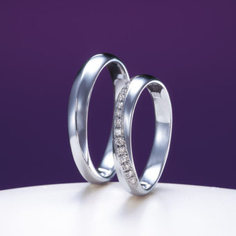 新潟で人気の結婚指輪(マリッジリング)と婚約指輪（ダイヤモンドエンゲージリング）俄(にわか) | 経糸と緯糸が美しき、お二人の仲を表すマッリジリング
