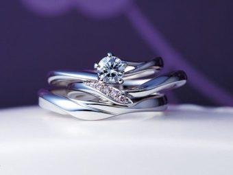 新潟で人気の結婚指輪と婚約指輪 にわか(ニワカ) | スッキリとした印象が魅力のＶ字デザイン