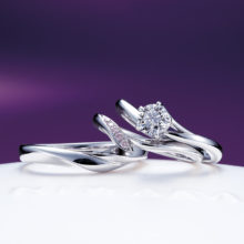 新潟で人気の結婚指輪と婚約指輪 にわか(ニワカ) | 桜の枝に見立てた婚約指輪、にわか初桜（ういざくら）