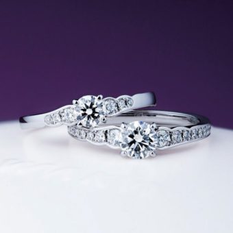 新潟で人気の結婚指輪(マリッジリング)と婚約指輪（ダイヤモンドエンゲージリング）俄(にわか) | 新潟花嫁が注目の美しく華やかな婚約指輪（エンゲージリング）