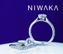 新潟で人気の結婚指輪(マリッジリング)と婚約指輪（ダイヤモンドエンゲージリング）俄(にわか) | 睡蓮の花の輝きが眩しい、新潟で見つけた婚約指輪（エンゲージリング）